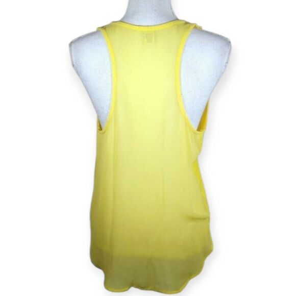 TIMING YELLOW SLEEVELESS TOP SZ.S EUC - Picture 2 of 3